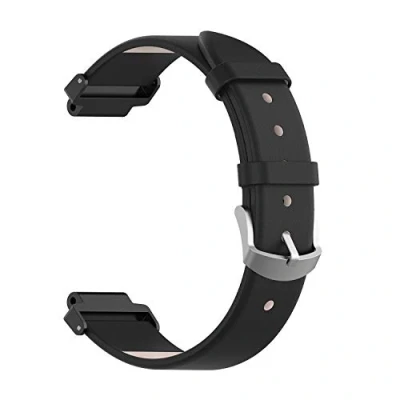 Image of INF Genuine leather strap for Garmin Forerunner 220/230/235/630/620/735XT/Approach S20/S5