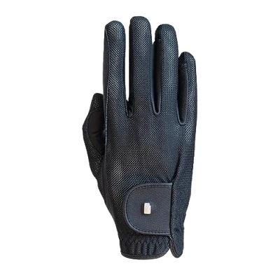 Image of Roeckl Sports equestrian gloves ROECK GRIP LITE, summer riding glove, black 7