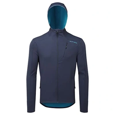 Image of Altura Men&#039;s Cave Softshell Hoodie, NAVY/BLUE, S UK