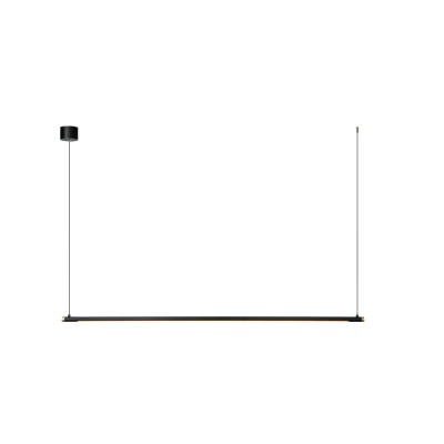 Image of Premium Marnik Pendant light Ø2.5cm LED Dim. CCT 1x22W 2700K/4000K Hand Wave Sensor Black