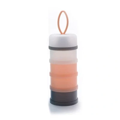 Image of Baby Milk Powder Dispenser 4 Layers Formula Storage Container Snack Box for Travel
