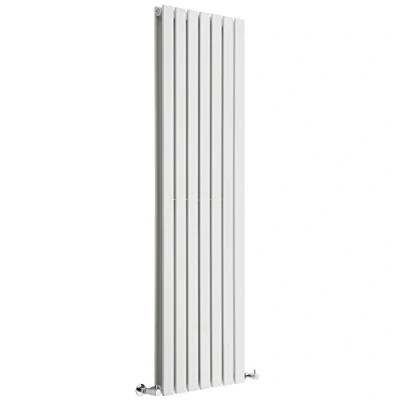Image of Milano Alpha White Vertical Double Flat Panel Radiator 1600mm x 490mm