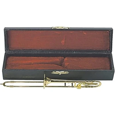 Image of GEWA Miniaturinstrument Posaune im Etui, ca. 15 cm