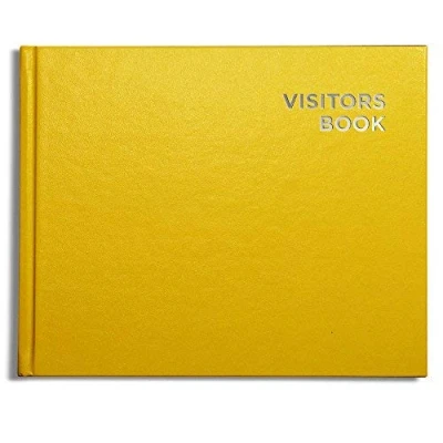 Image of Pirongs Yellow Visitors Book available in ten colours