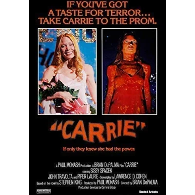 Image of Carrie Classic Horror Movie Poster Various Sizes (A4 Size 21 x 29 cms)