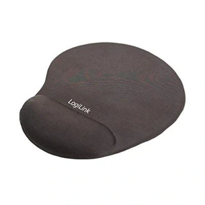 Image of LogiLink Mousepad with Gel Wrist Rest Black