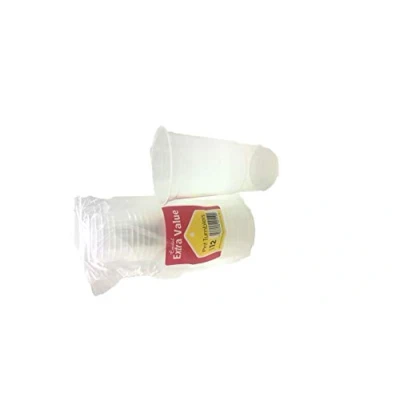 Image of Essential Housewares VPL1PTG Pack of 12 Clear 56cl Pint Glasses, Plastic