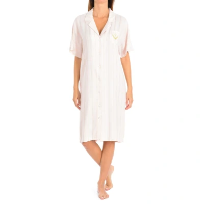 Image of Kisses&amp;Love Womens Short sleeve nightgown Feyza 4086 Pink Viscose Size Medium