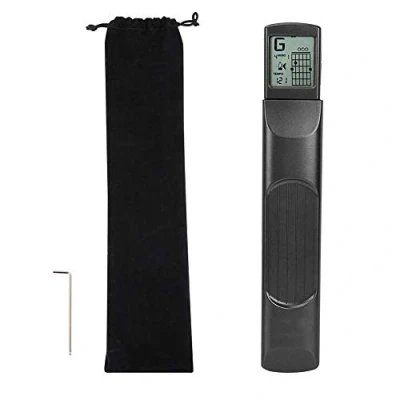Image of Bnineteenteam Guitar Chord Trainer, Mini 6 Fret Portable Pocket Digital Practice Tool with Rotatable Chart Screen and Wretch Finger Exercise Trainer Performance Accessory