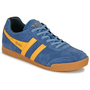 Image of Gola HARRIER men&#039;s Shoes (Trainers) in Brown