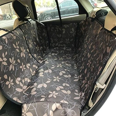 Image of HONCENMAX Dog Car Seat Cover Heavy Duty Hammock With Side Flaps Waterproof/Scratch Proof/Nonslip Padded Pet Universal fits All Cars