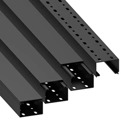 Image of Cablecoach CC10114 L4060SW4 Cable Duct, Black
