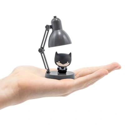 Image of Blue Sky Studios Batman Mini Lamp Figure, Collectible Tiny Figurine Desk Decor, Licensed Gifts and Merchandise