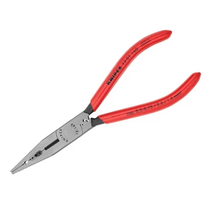 Image of Knipex Stripping Pliers black atramentized, with multi component grips 165 mm 13 42