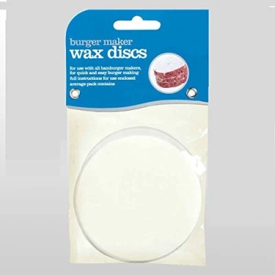 Image of Hamburger Burger Maker Wax Discs 8.5 cm 250 Pack / Spare