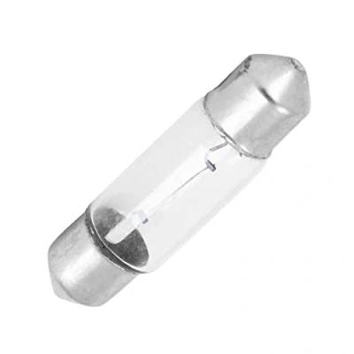 Image of 12V 21W SV8.5 15 x 44 mm FESTOON BULB CAR NUMBER PLATE LIGHT DOME INSTRUMENT PANEL LAMP INTERIOR MOTORCYCLE