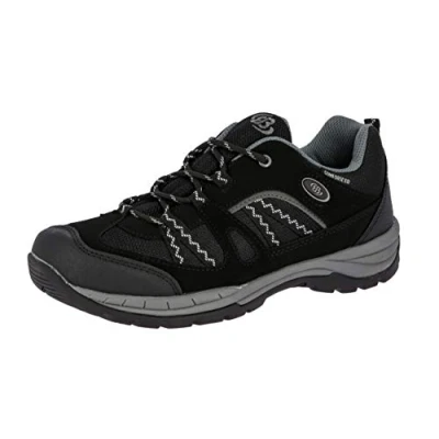 Image of Brütting Unisex Fresno Low Rise Hiking Boots, Black (Schwarz/Grau Schwarz/Grau), 6 UK