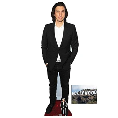 Image of Adam Driver Lifesize Cardboard Cutout/Standee/Stand up, 191cm x 63cm Includes Mini Cutout and 8x10 Photo
