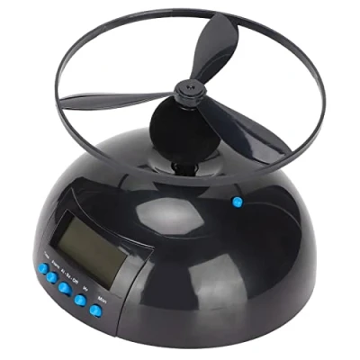 Image of Flying Alarm Clock, Helicopter Run Away Clocks for Bedrooms Office Home School, Electronic Clock with LED Display Heavy Sleepers Adults Teens Kids, Children Toy