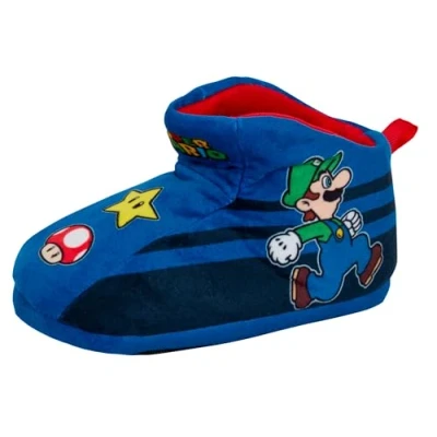 Image of Super Mario Kids Slipper Boots Blue EU 25 / UK 8 Child