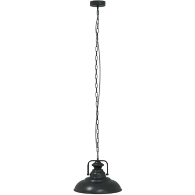 Image of vidaXL Pendant Lamp E27 Black Ø 31 cm Iron