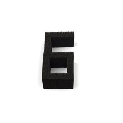 Image of LTWHOME Compatible with Carbon Foam Filter Pads Fish Tank Media Juwel Compact/BioFlow 3.0 Filters/M(Pack of 6)