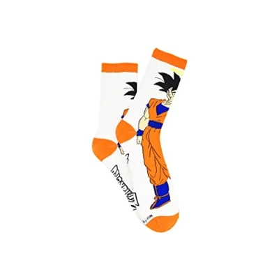 Image of legwear Dragon Ball Z Son Goku Character Crew Sock, Multi color, One Size