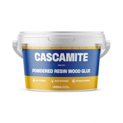 Image of Cascamite Adhesive Powdered Resin Wood Glue, Weatherproof, Strong bond, Used for Joinery, Cabinetmaking, and General Woodworking 3kg