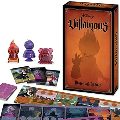 Image of Ravensburger Disney Villainous Bigger and Badder Strategy Board Game for 2 to 3 Players Adults &amp; Kids Age 10 Years Up Can Be Played as a Stand Alone or Expansion