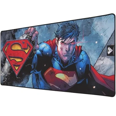 Image of Subsonic Superman XXL Mousemat, Mouse Pad, DC Comics Superman, Blue and Red, Gaming Mosuemat, PC (Electronic Games)