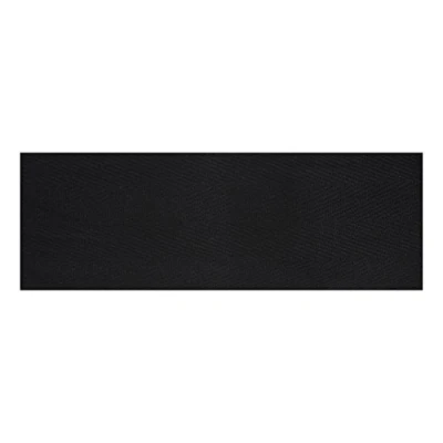 Image of Essential Trimmings ET608/BLK Black cotton herringbone tape 50mm x 25m