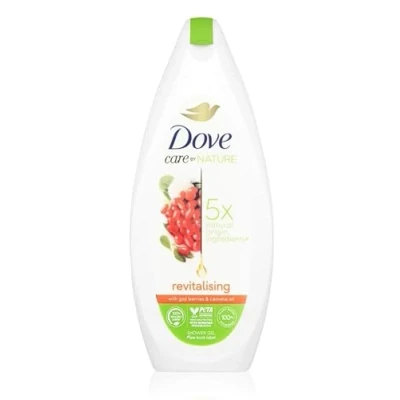 Image of Dove Care By Nature REVITALIZING Shower Gel 225ml, Goji Berries &amp; Camelia Oil (Pack of 1)