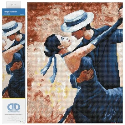 Image of DIAMOND DOTZ Painting, Intermediate Kit, DD8, Tango Passion, 41 x cm