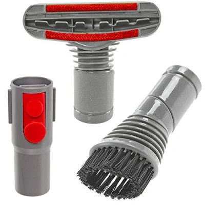 Image of SPARES2GO Mini Dusting Brush Stair Tool Set for Dyson V10 SV12 Cyclone Animal Absolute Cordless Vacuum