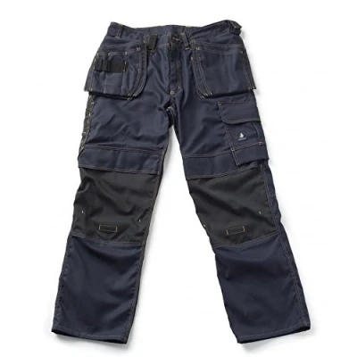 Image of Mascot 06231 010 90C46 Size L90cm/C46 &quot;Almada&quot; Craftsmen&#039;s Trousers Black/Blue
