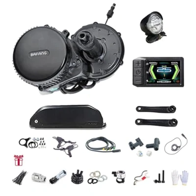 Image of Bafang Mid Drive Kit 750W 1000W BBS01B BBS02B BBS HD Electric Bike Conversion 48V 52V Ebike for Mountain Road With Optional Battery