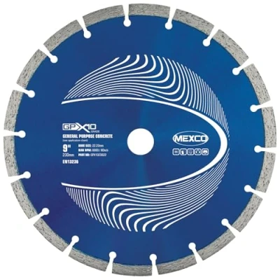 Image of Mexco GPX10 230mm ( 9 inch ) General Purpose Concrete Diamond Blade Disc