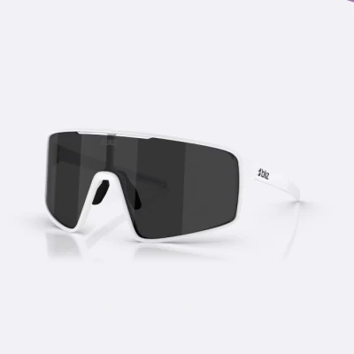 Image of Bliz P001 XL Matte White Sunglasses for Running and Outdoor Activities
