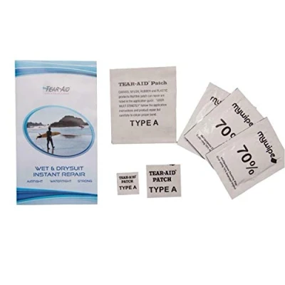 Image of TEAR AID Wetsuit &amp; Drysuit Repair Patch Kit Type A x 3