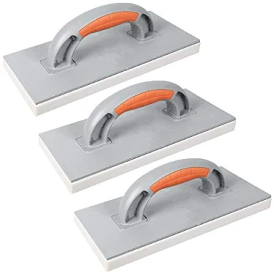 Image of 3PCS White Sponge 20mm Rubber Handle Float 280 x 140 Plastering Rendering Rough