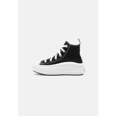 Image of Converse Chuck Taylor ALL STAR MOVE Color POP Hightop trainers for kids, Size: 12.5K, Black/pink salt/white Textile
