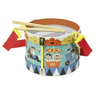 Image of Vilac Vilac7705 Metal Drum, Multi Color