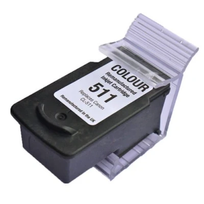 Image of Ink Jungle CL511 (CL 511) Colour Remanufactured Cartridge For Canon Pixma iP2700 iP2702 MP230 MP235 MP240 MP250 MP252 MP260 MP270 MP272 MP280 MP282 MP480 MP490 MP492 MP495 MP499 MX320 MX330 MX340 MX350 MX360 MX410 MX420 Printers
