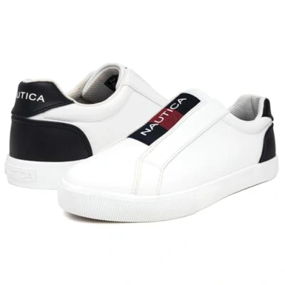 Image of Nautica Women&#039;s slip On Shoes: Fashionable and Comfortable Sneakers with Casual Elegance, Bennet on, 8 UK