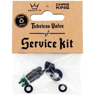 Image of Peatys Chris King (MK2) Tubeless Valve Service Kit
