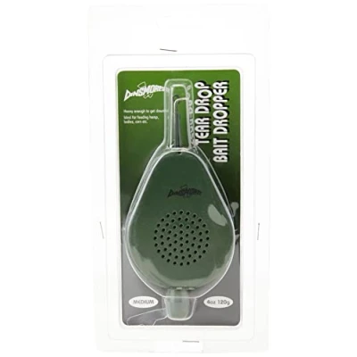Image of Dinsmores TEAR DROP BAIT DROPPER BLISTER PACKED 4oz 120g, GREEN