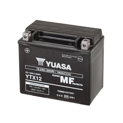 Image of Yuasa YTX12 BS(WC) Maintenance Free Battery