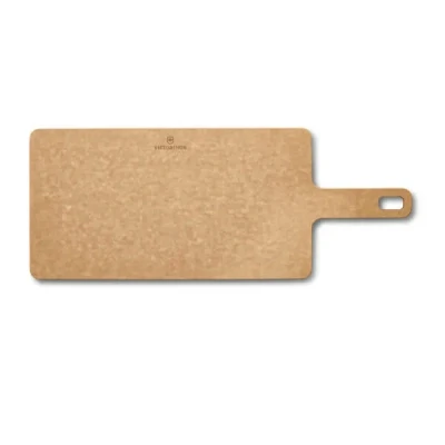 Image of Victorinox Chopping Board mit Servier Griff, Handy Serie Cutting Board, 35.6 x, 19 0.5, Durable, Dishwasher Safe, Brown