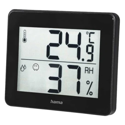 Image of Hama &quot;TH 130&quot; Thermo/Hygrometer Black