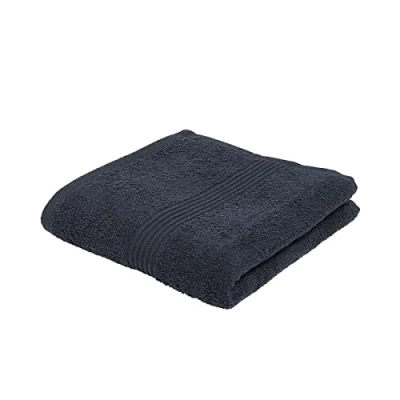 Image of TODAY Essential Cotton Bath Towel 50 x 90 cm Plain Navy